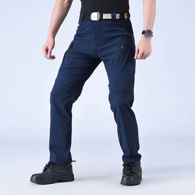 Pantaloni Tattici da Uomo Mazerout per Campeggio Escursionismo Trekking Arrampicata Tessuto con Asciugatura Rapida