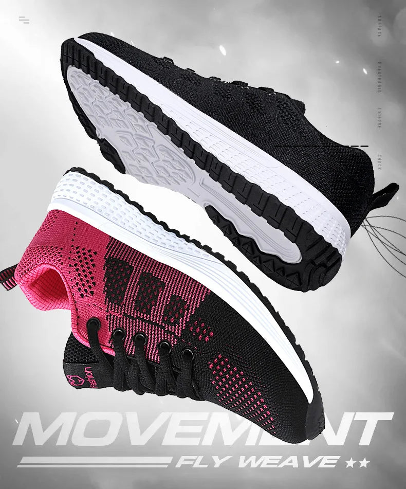 Scarpe sportive da donna Sneakers con plateau alla moda Scarpe basse da donna primavera estate Scarpe da corsa per donna Scarpe casual Mesh Jogging Tennis