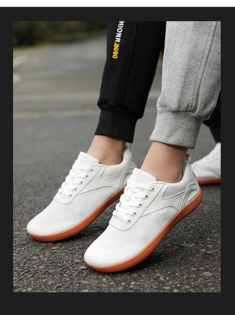 Scarpe Da Passeggio Traspiranti In Mesh Unisex A Punta Larga Per Uomo Comode Scarpe Sportive Per Esterni