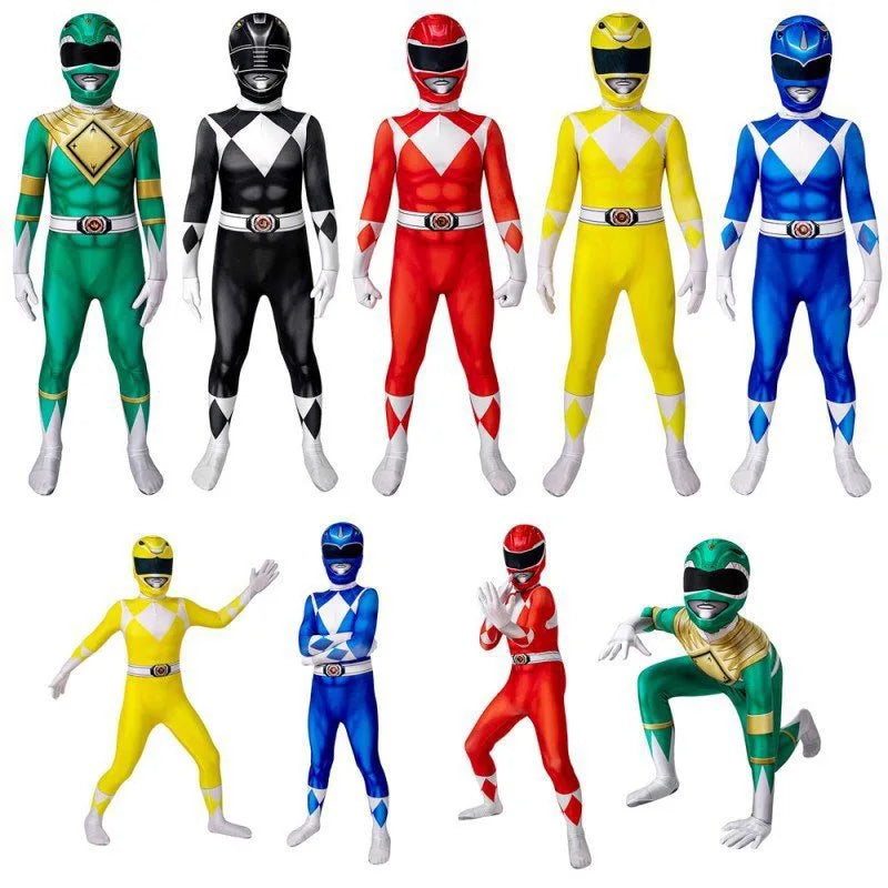 Costume Cosplay Morpher Supereroe Samurai Sentai Shinkenger Rangers Halloween Maschera Per Uomo Ragazzo