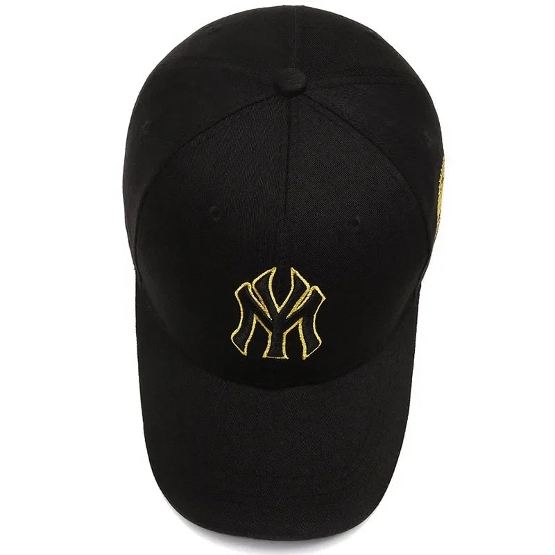 Berretto Da Baseball Unisex Ricamo Lettera Cappello Hip Hop Regolabile Esterno Protezione Solare Primavera Autunno