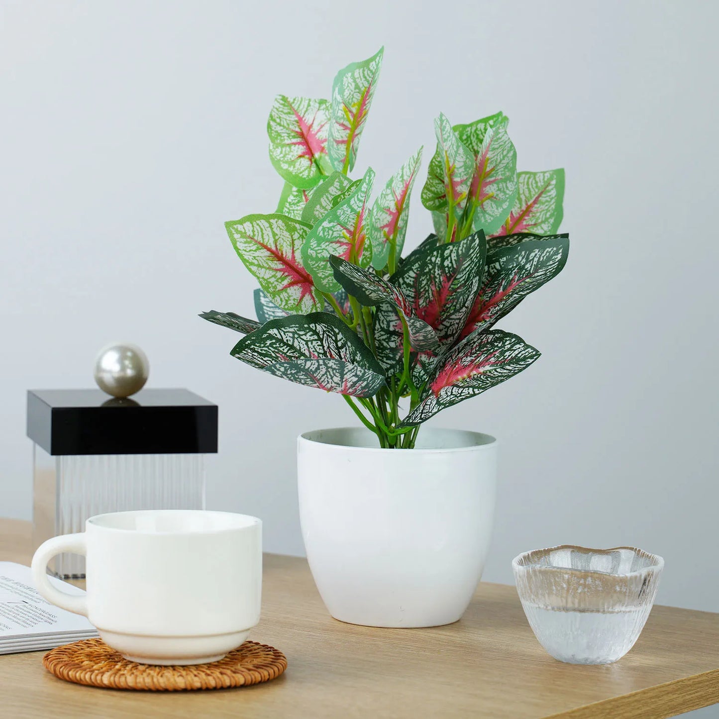 Piante Verdi Artificiali Bonsai Piccolo Albero In Vaso Per Tavolo Decorazioni Per Casa Giardino Hotel