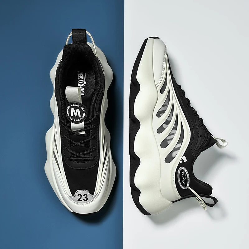Scarpe Da Uomo Sneakers Casual Traspiranti Da Corsa Lusso Trainer Race Mocassini Moda