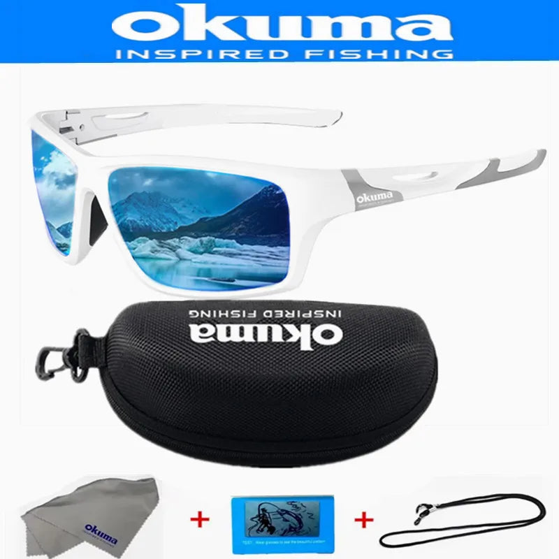 Occhiali Da Sole Polarizzati Da Pesca Okuma UV400 Per Ciclismo E Attività All Aperto Protezione Solare Antiriflesso