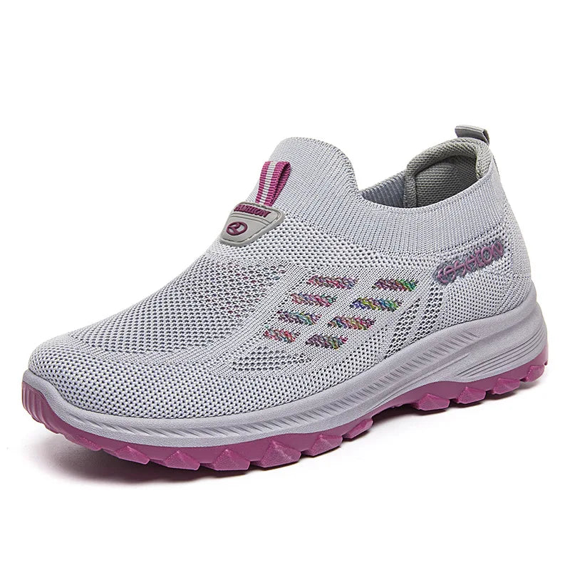 TaoBo scarpe da passeggio 2023 estate nuove scarpe da donna traspiranti senza pizzo suola morbida calzini Sneakers Comfort scarpe sportive da donna Tennis