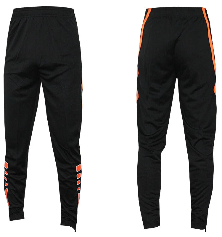 Pantaloni sportivi da corsa da uomo con tasche con cerniera Pantaloni da jogging da calcio Pantaloni sportivi da allenamento Pantaloni da calcio da basket Pantaloni da allenamento da uomo