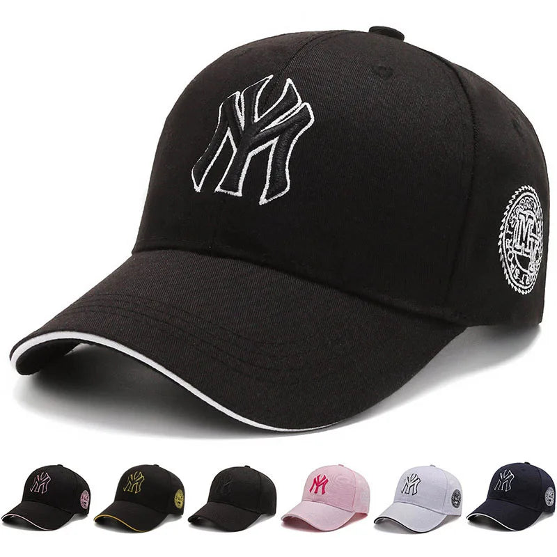 Berretto Da Baseball Unisex Ricamo Lettera Cappello Hip Hop Regolabile Esterno Protezione Solare Primavera Autunno