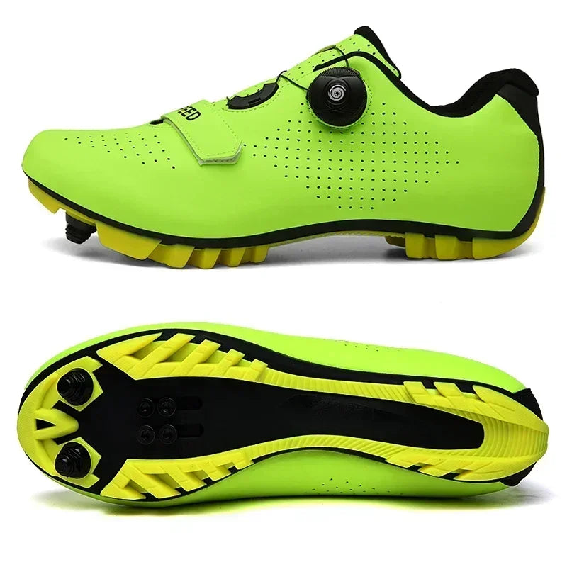 Scarpe Da Mountain Bike Da Uomo Con Attacchi Per MTB Impermeabili Traspiranti Comfort Massaggio E Aumento Di Altezza