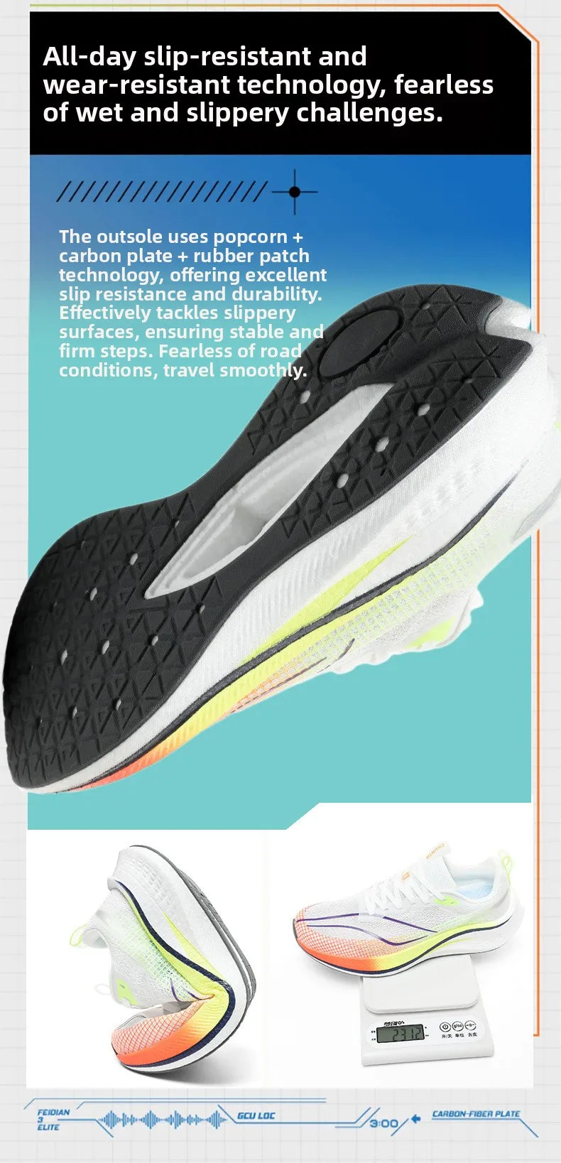 Scarpe Da Corsa Ultra Leggere E Traspiranti Con Piastra In Carbonio Per Uomo E Donna Da Competizione Comode Elastiche
