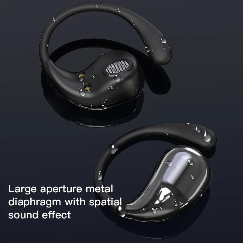 Cuffie Bluetooth 5.4 OWS Impermeabili Con ANC Auricolari Stereo E Microfono Per Allenamento Sportivo