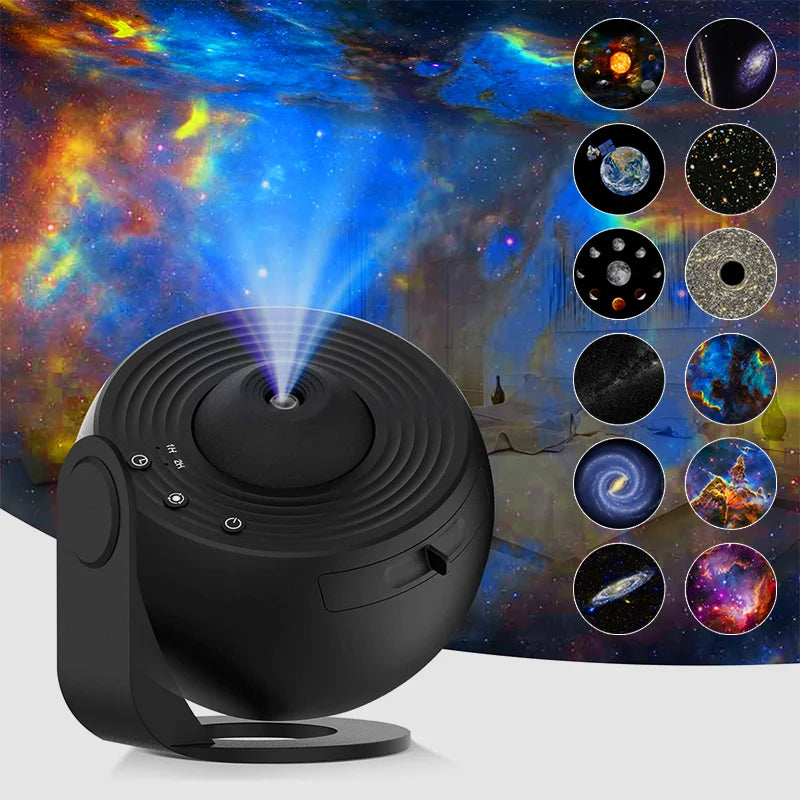 Proiettore Galaxy Con Luce Notturna E Cielo Stellato A 360 Gradi Cameretta Regalo San Valentino Decorazione Matrimonio