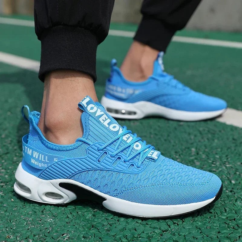 Scarpe sportive da uomo con suola spessa con design alla moda Scarpe comode e traspiranti Scarpe da trekking all'aperto Zapatillas Hombre De Segu