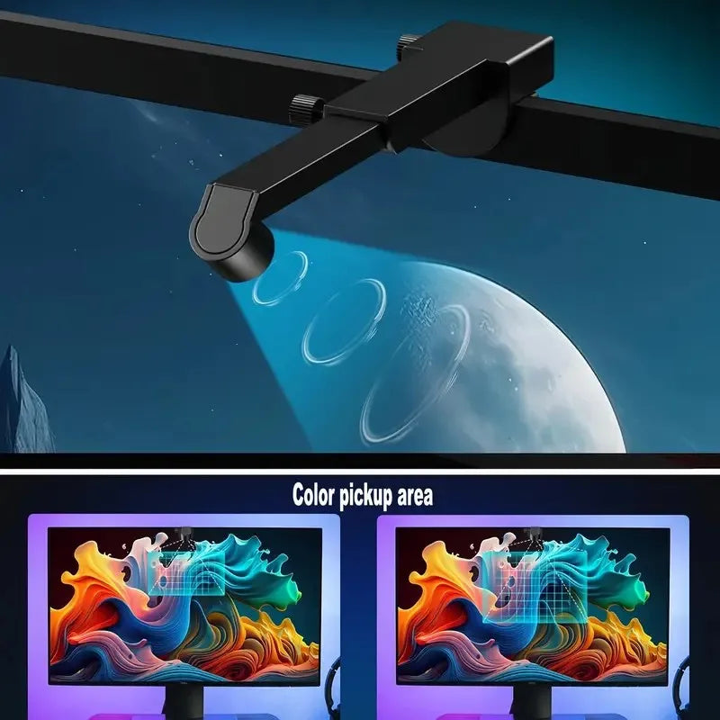 Retroilluminazione A LED Per TV 55 75 Pollici Fotocamera Strisce RGBIC Sincronizzazione Schermo Musica Decorazione Stanza