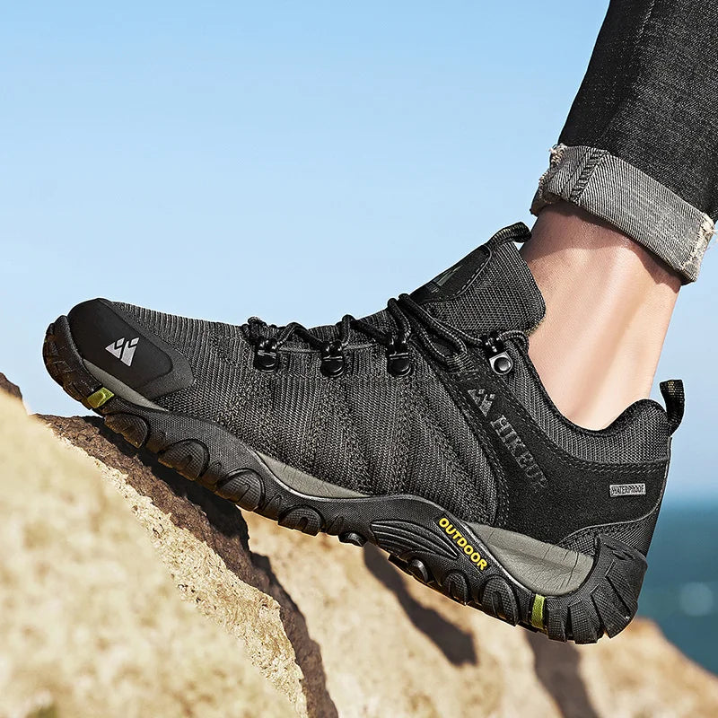 Scarpe Trekking Uomo Antiscivolo Traspiranti Esterno Resistente Agli Spruzzi Arrampicata Sneaker Montagna Turismo
