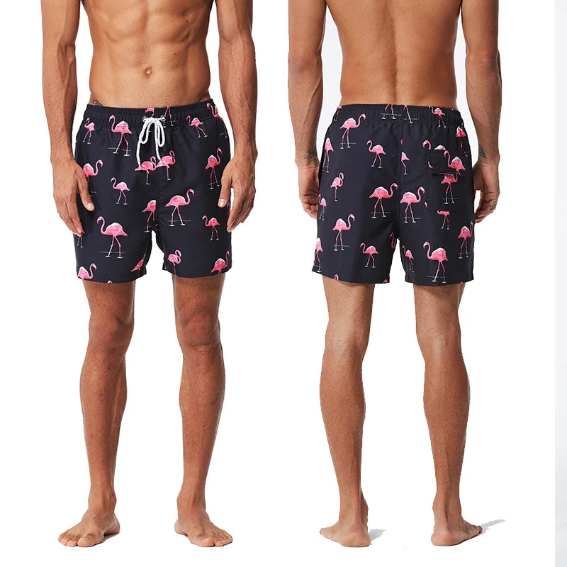 Datifer Pantaloncini Estivi Da Uomo Con Stampa Da Spiaggia Per Surf E Allenamento Fitness Con Tasche