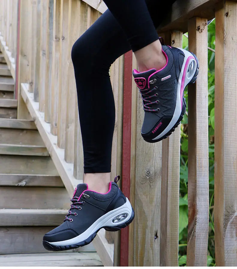 Scarpe Sportive Da Donna Con Plateau All'Aperto Escursionismo Moda Scarpe Casual Antiscivolo Da Corsa Basse Calzature