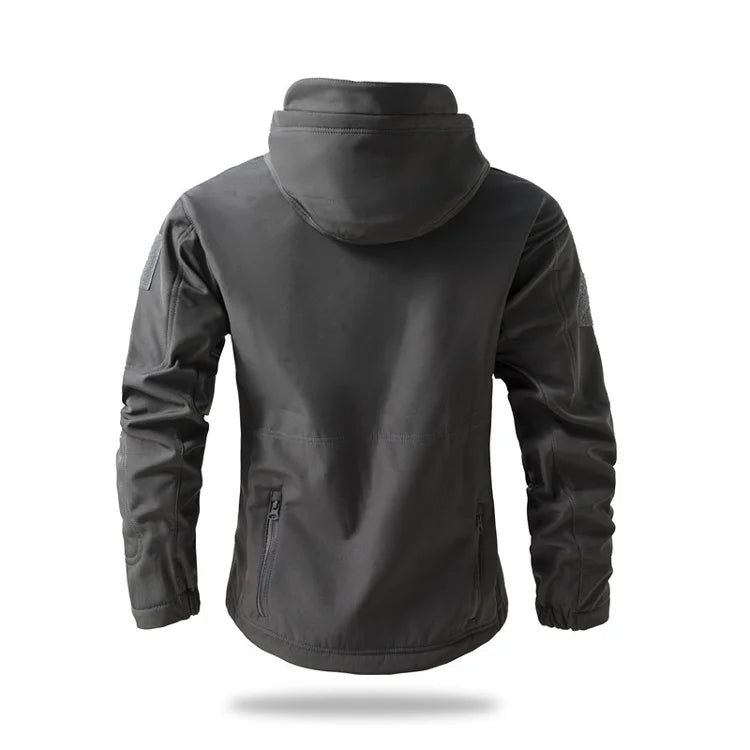 Lurker Giacca Soft Shell Tattica Pelle di Squalo Uomo Impermeabile con Cappuccio Mimetica Esterno da Caccia Autunno