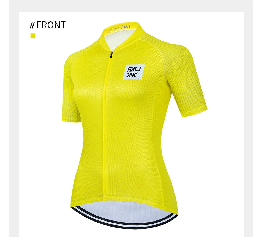 Maglie Ciclismo Donna Raudax 2026 Estive Traspiranti Abbigliamento MTB Maniche Corte Con Tasche