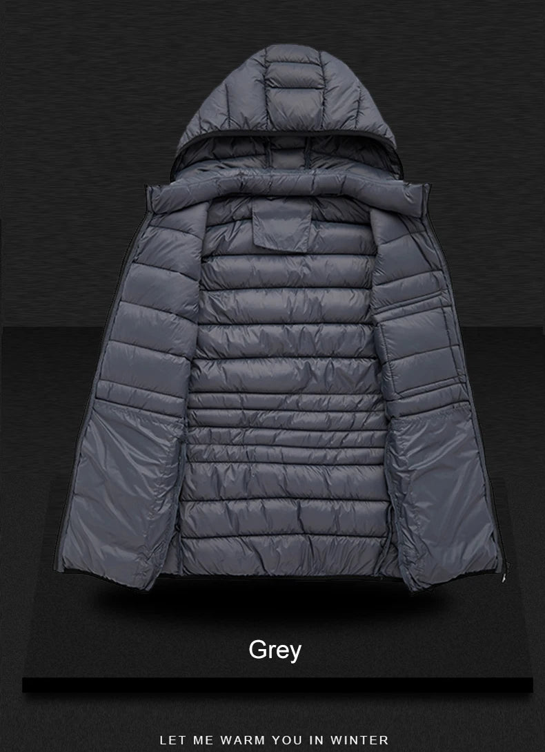 Gilet Termico Impermeabile Uomo CHRLCK per Trekking Campeggio Caccia Sci Pesca Invernale Taglia Grande Caldo e Leggero