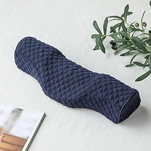 Cuscino Cervicale Memory Foam Ergonomico Ortopedico per Dormire di Fianco Contorno Collo e Testa Cuscini da Letto