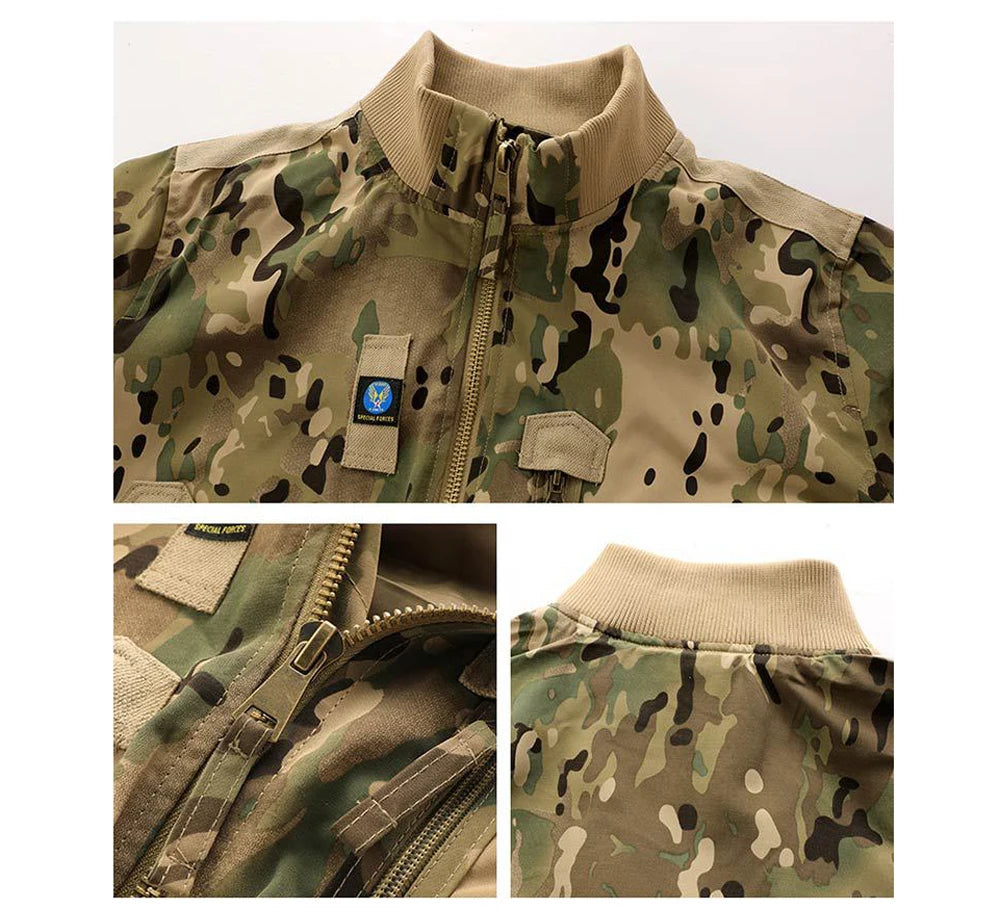 Giubbotti Bomber Da Uomo MA1 Cappotti Con Cerniera Pilota Giacca A Vento Tattica Militare Abbigliamento