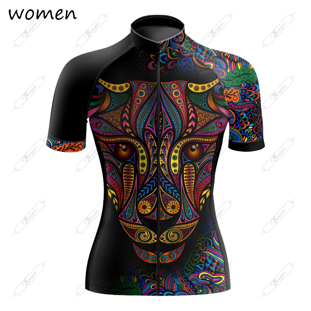 Maglia Da Ciclismo Donna Estate Premium Traspirante Team Racing Abbigliamento Da Ciclismo Maglia Da Bici Corta