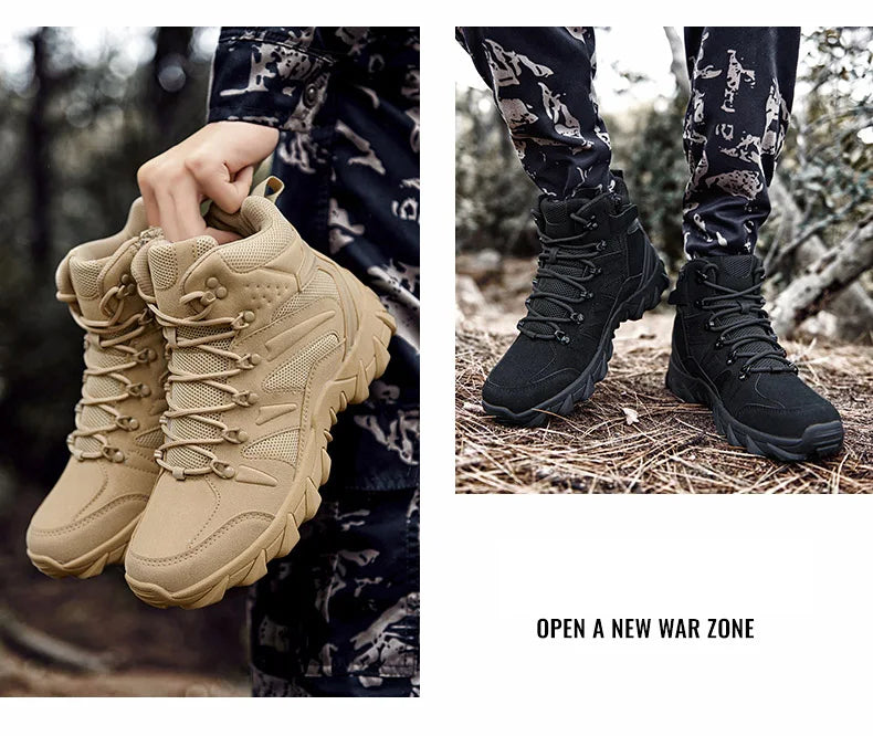 Stivali Da Allenamento Da Combattimento Uomo Scarpe Da Trekking Per Pesca E Caccia Sneakers Da Uomo