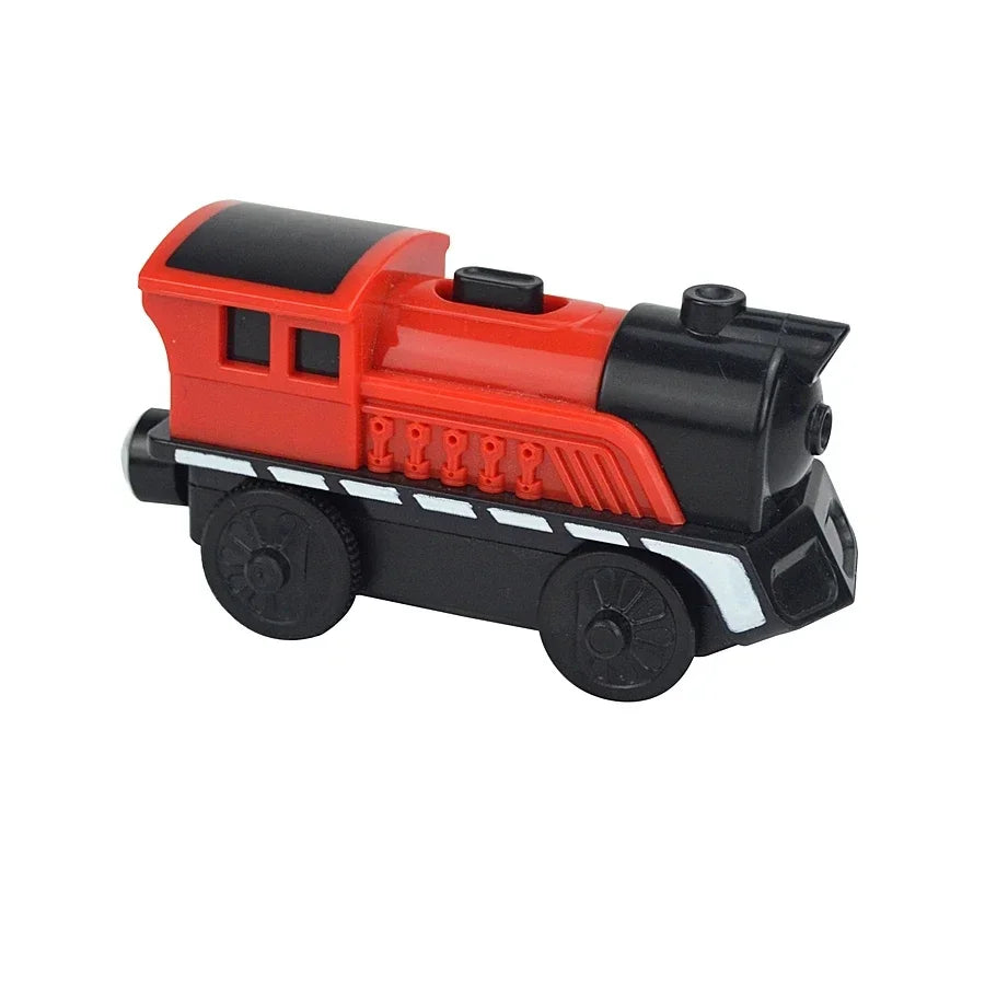 Locomotiva In Legno Magnetica Per Bambini Giocattolo Treno Con Pista Ferrovia Educativa