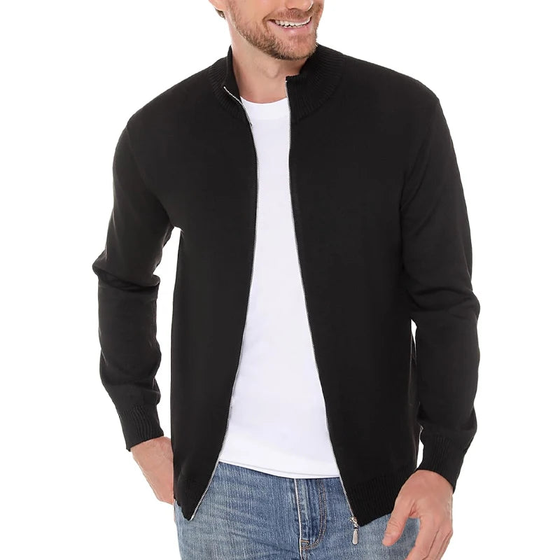 Cardigan Da Uomo Con Cerniera In Poliestere Caldo Animal Game Streetwear Per Look Moderno Autunno Inverno