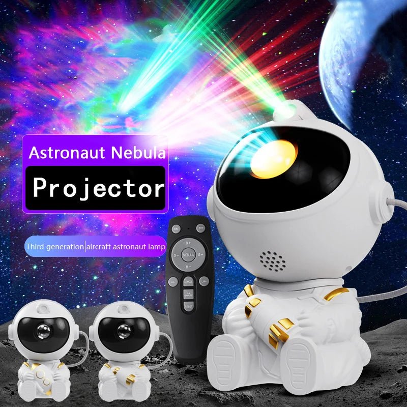 Proiettore Led Astronauta Cielo Stellato Magnetico Per Cameretta Bambini Regalo Magico Notturno
