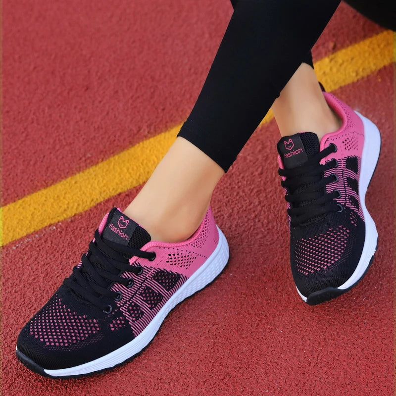 Scarpe sportive da donna Sneakers con plateau alla moda Scarpe basse da donna primavera estate Scarpe da corsa per donna Scarpe casual Mesh Jogging Tennis