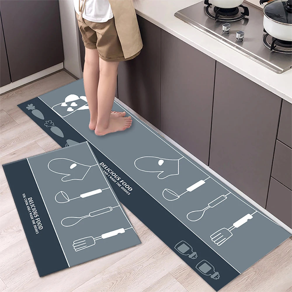 Tappetino Da Cucina Antiscivolo Lungo In Velluto Cristallo Per Soggiorno E Camera Da Letto Zerbino Tappeti Assorbenti