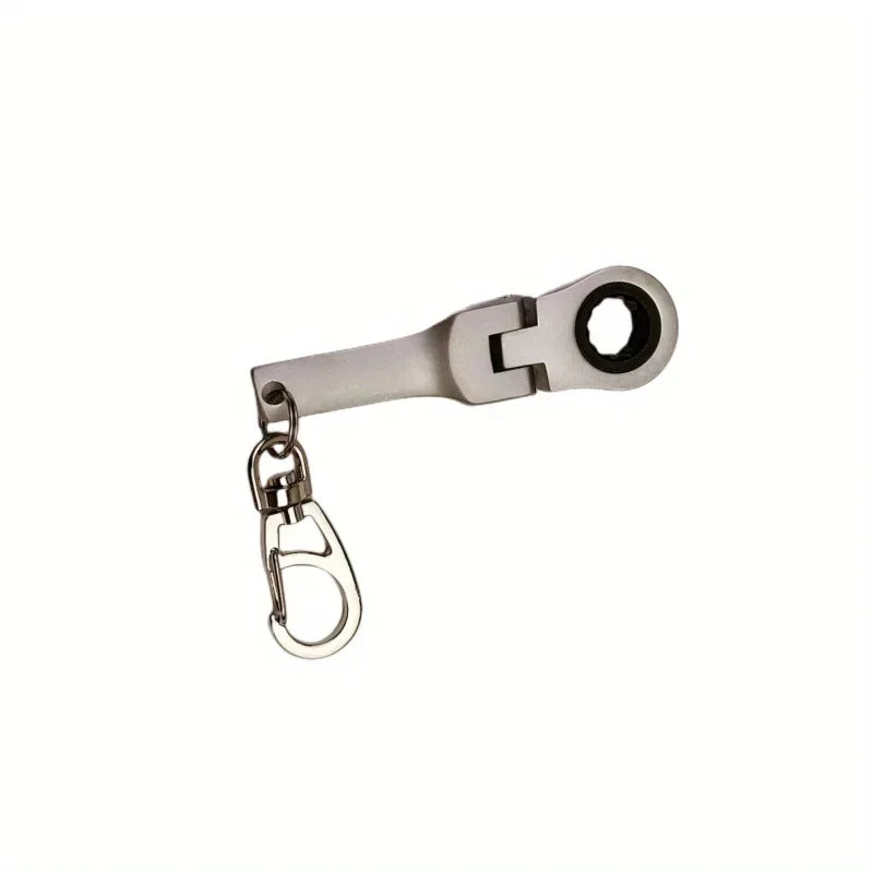 Chiave A Cricchetto Mini Da 10 Mm JDM Portachiavi In Metallo Con Anello Regolabile Strumento Da Corsa
