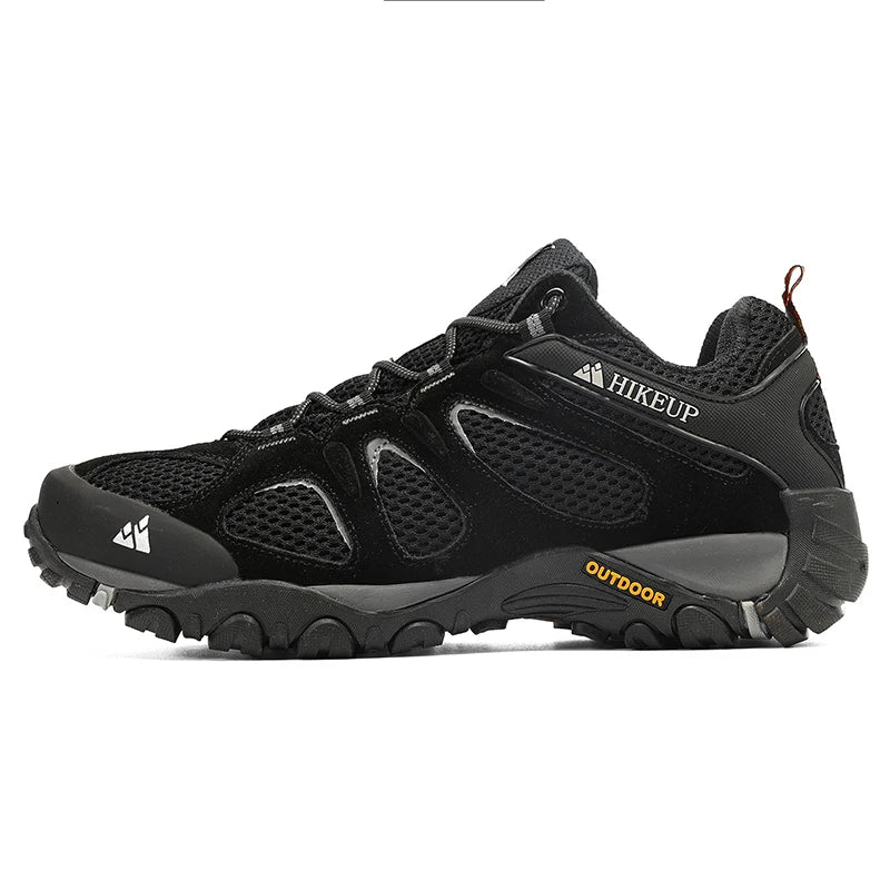 Hikeup Scarpe Da Uomo Traspiranti Da Trekking All'aperto Antispruzzo Mountain Climbing Sport Sneaker Da Trekking