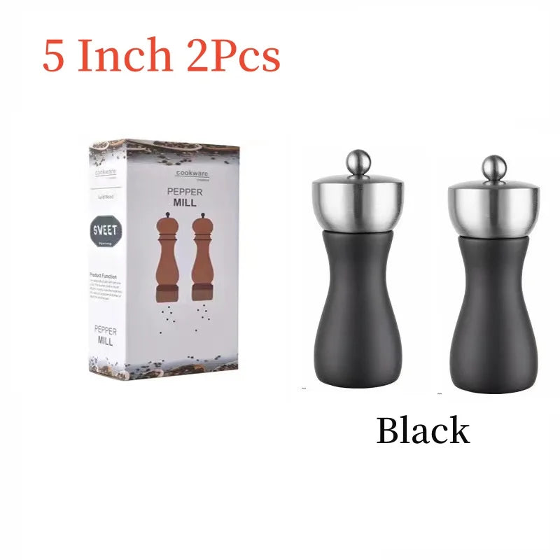 Set Di Macinapepe Manuale Per Sale E Pepe In Ceramica Regolabile Con Testa In Acciaio Inossidabile 304 Domestiche