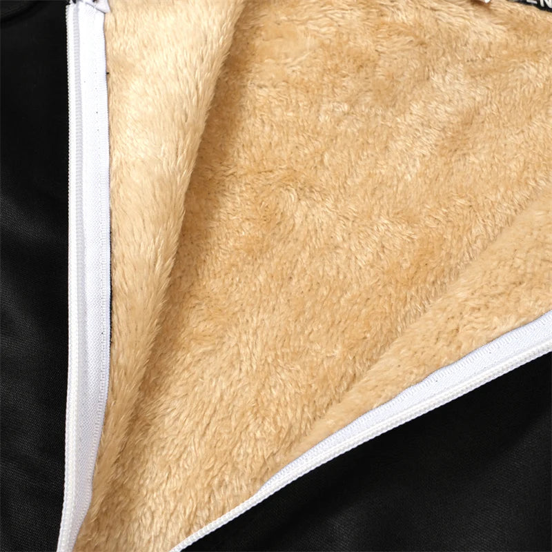 Giacche Foderate in Sherpa con Stampa Elegante da Uomo Cappotti in Pile Caldi e Accoglienti Peluche Felpa con Cappuccio