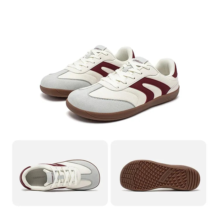 Hobibear Scarpe Da Ginnastica A Punta Larga Barefoot Unisex Zero Drop Minimalista Da Passeggio Con Lacci Antiscivolo