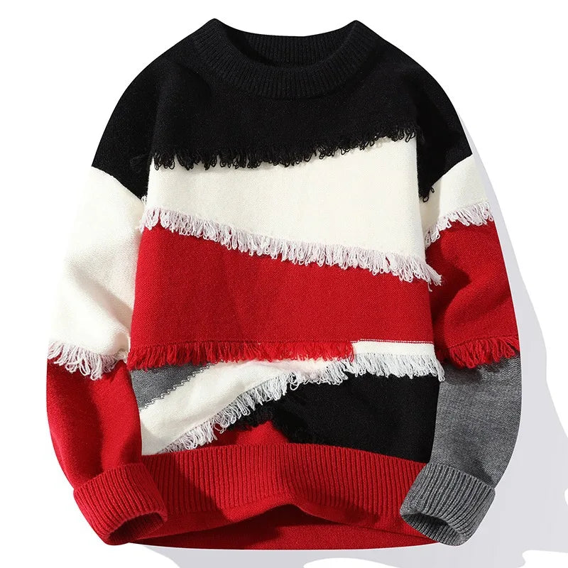 Maglione Uomo Casual Aboorun In Cotone Elasticizzato Spandex Confortevole Morbido