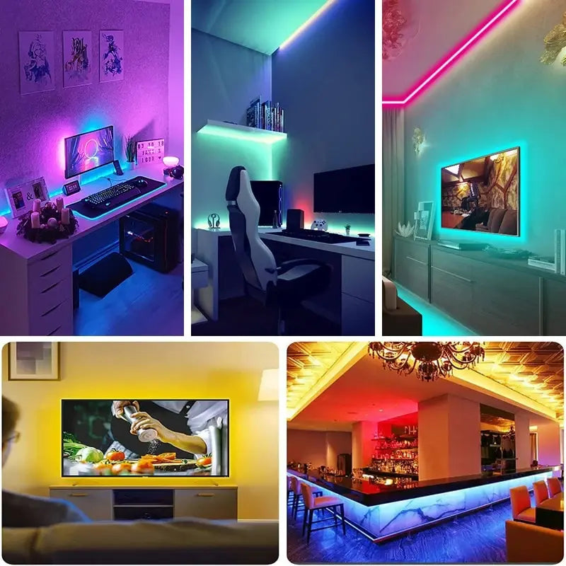 Striscia LED Per TV Controllo A 3 Tasti USB 5V Retroilluminazione TV Nastro Flessibile Decorazione Per Feste