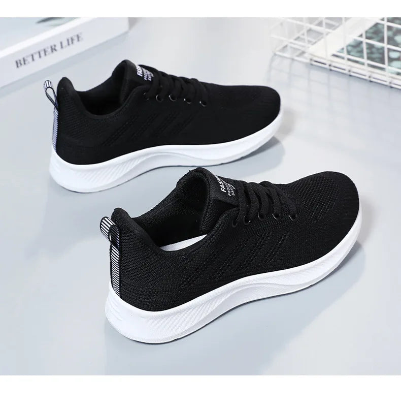 Scarpe da Ginnastica da Donna Traspiranti in Rete Monofacciale con Suola Morbida Ideali per Running e Allenamento