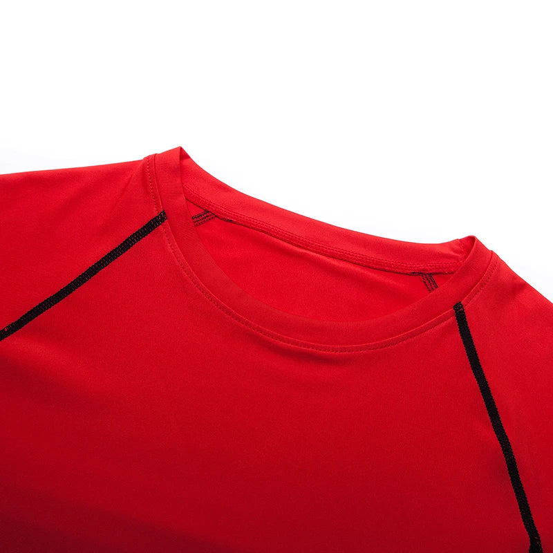 T-shirt da corsa a compressione da uomo Fitness Tight Manica lunga Camicie sportive Allenamento da jogging Top Palestra Abbigliamento sportivo Dry Fit Rashgard