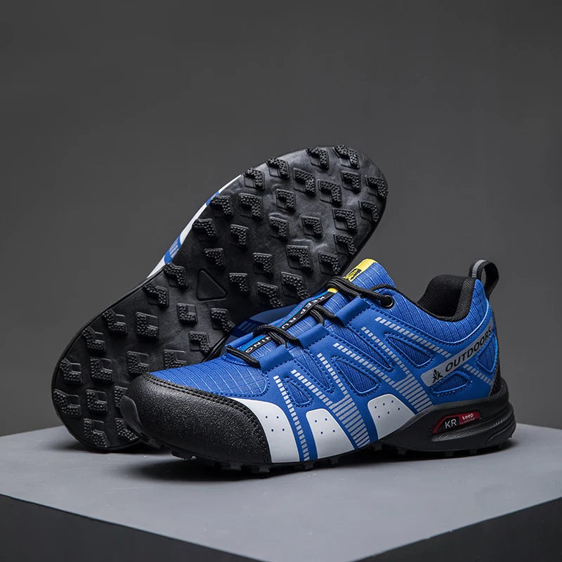 Scarpe Trekking Impermeabili da Uomo Taglia Fino a 48 Escursionismo Alpinismo Campeggio Sneakers da Bici Tattiche