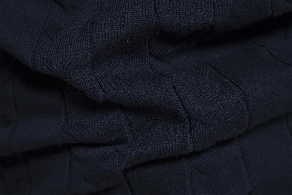 Maglione Con Cerniera Da Uomo In Cotone Alta Qualità Per Autunno Inverno Caldo Con Motivi Etnici