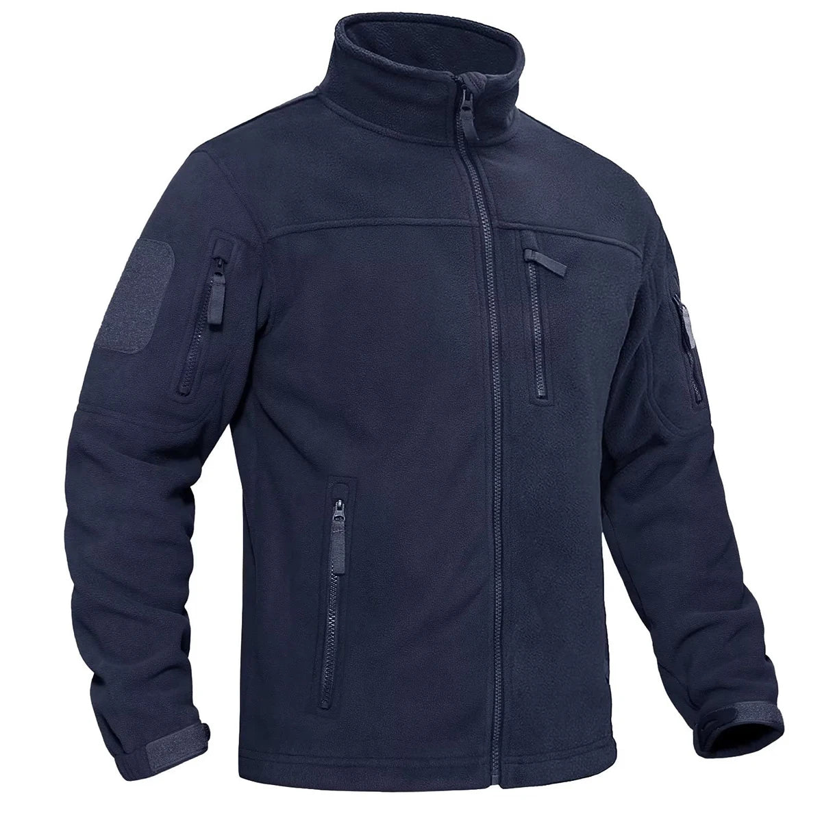 Tacvasen Giacca In Pile Da Uomo Caldo Antivento Con Cerniera Completa Tasche Zip Per Trekking E Lavoro All Esterno