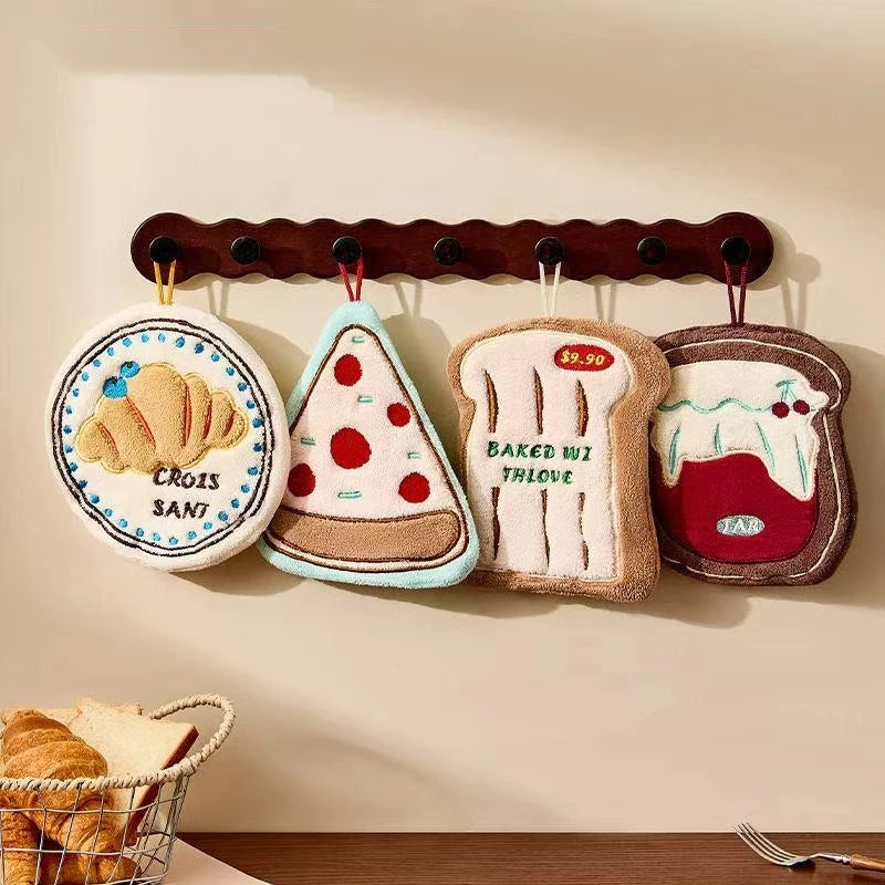 WHP Asciugamano Da Cucina Assorbente Da Bagno Panno Da Appendere Al Muro Per Pulizia In Poliestere