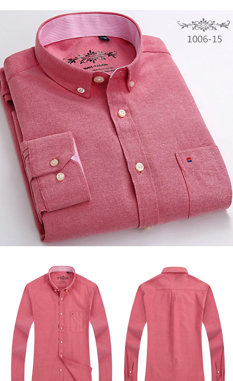 Novità Camicia Da Uomo Slim Fit Maniche Lunghe Formale Con Tasca Singola In Morbido Cotone Scozzese Per Ufficio