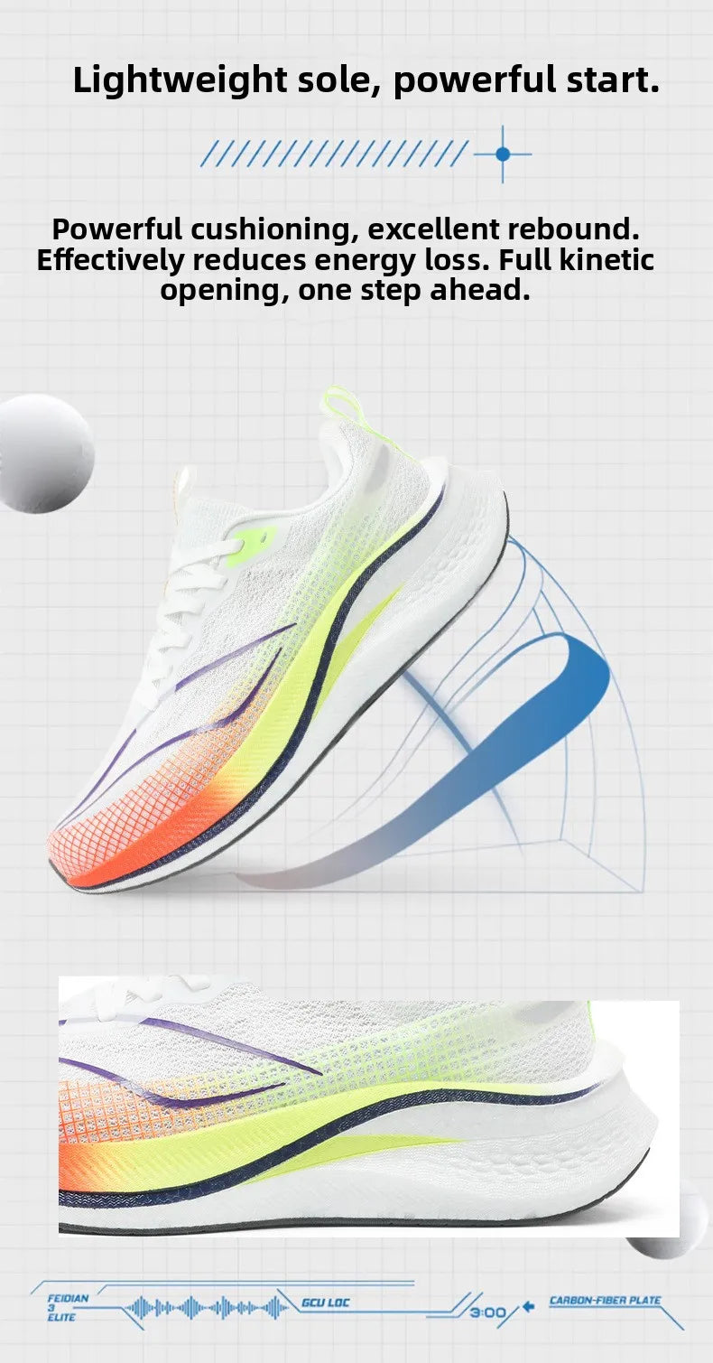 Scarpe Da Corsa Ultra Leggere E Traspiranti Con Piastra In Carbonio Per Uomo E Donna Da Competizione Comode Elastiche