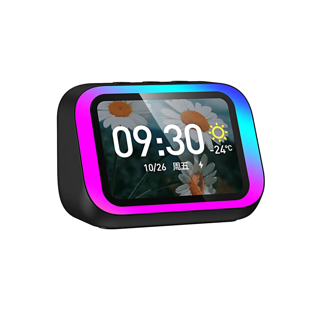 Altoparlante Bluetooth Portatile Con Sveglia E Assistente Vocale Per Camera Da Letto Con App Integrata