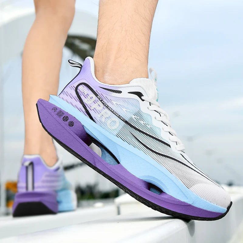 Scarpe Da Corsa Con Piastra In Carbonio Per Maratona Antiscivolo Ammortizzanti Uomo E Donna