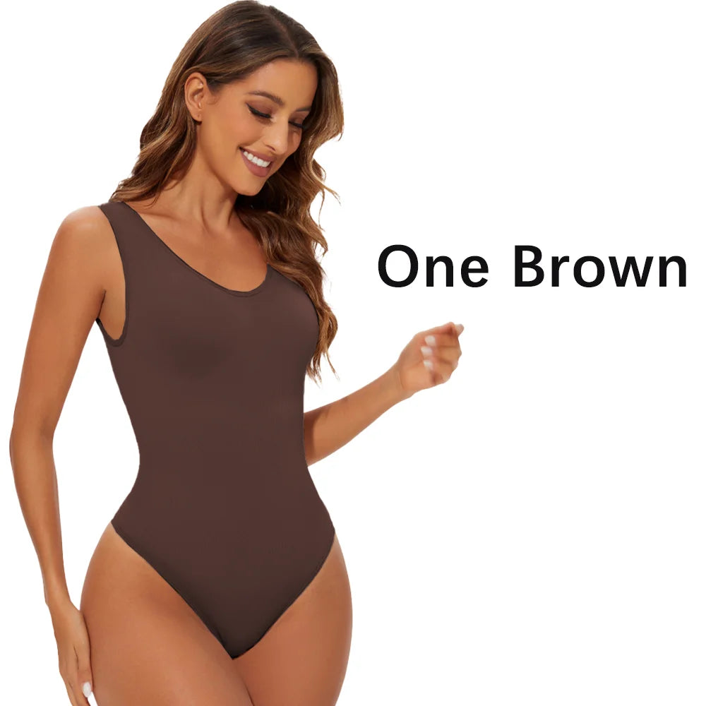 Body modellante senza cuciture per donna Body Shaper Perizoma modellante per il corpo Scolpire il seno Dimagrante Spalline larghe Shaper Nuovo